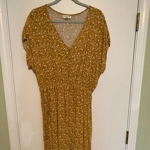 Studio B Yellow mid length dress